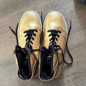 Supra Kids Gold and Black Sneakers